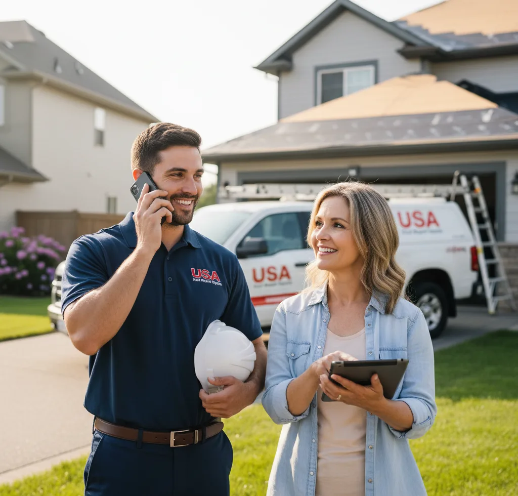 USA Roof Repair Experts customer support in Mendham